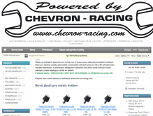 Tablet Screenshot of chevron-racing.com